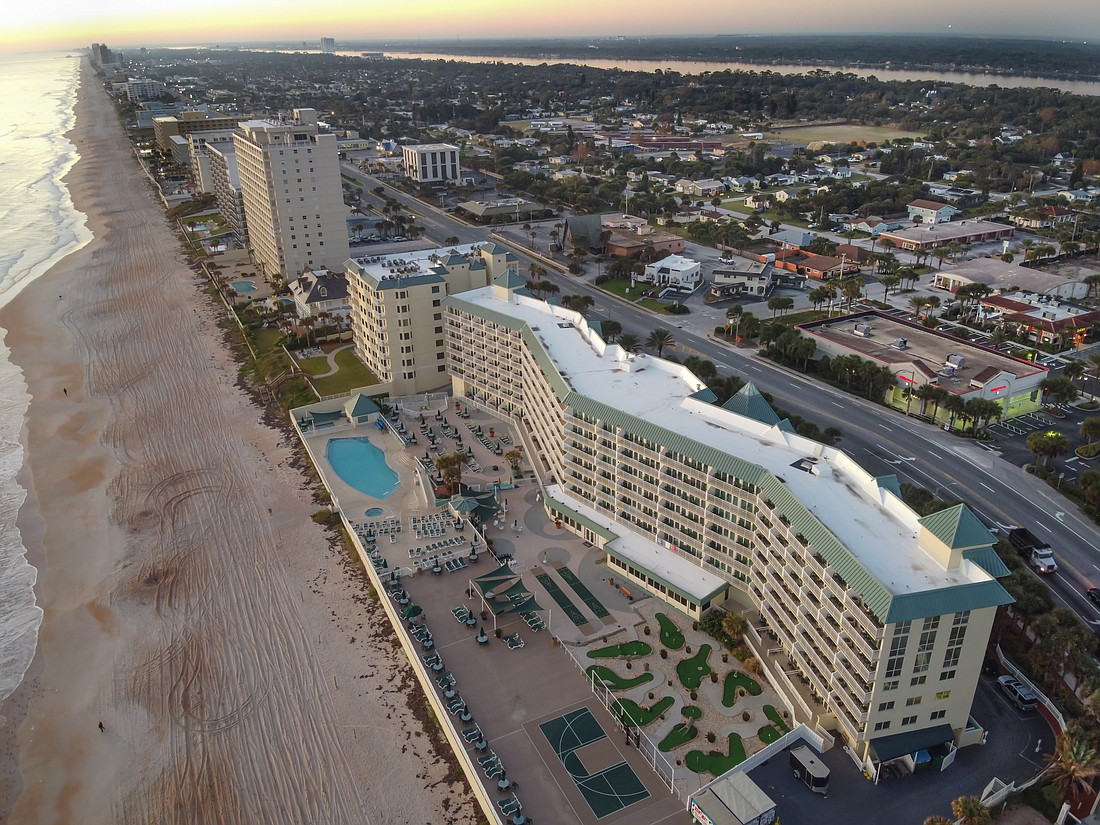 An aerial of Ormond's beachside. Photo courtesy of Jeff Whiting/Adobe Stock