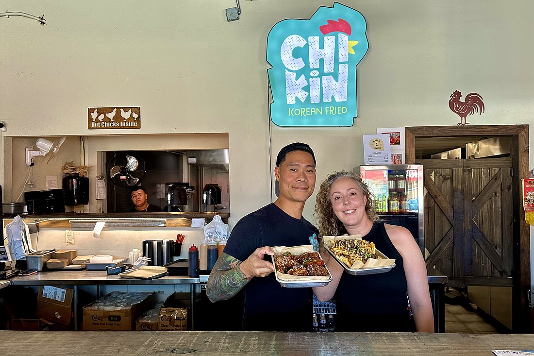 Hoi Nguyen, left, is the owner of the new Korean fried chicken concept coming to the Horizon West area, with the help of his wife, Sydney Nguyen.