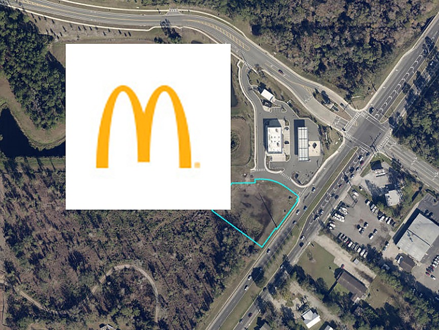 McDonald’s is planned on about 1 acre at 1725 Florida 207 at Rio San Juan Road.