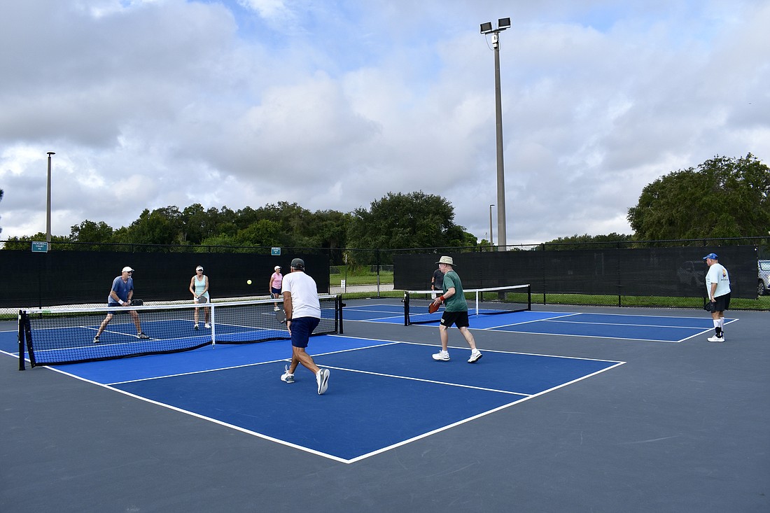 Members of the Lakewood Ranch Pickleball Club regularly play at Lakewood Ranch Park. The club has over 1,700 members.