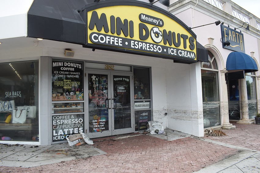 Hurricane Helene caused immense flooding to St. Armands Circle.