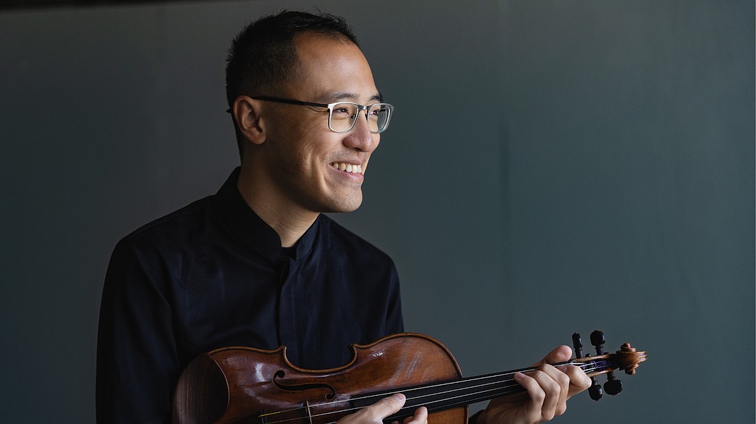 Sarasota Orchestra violinist Max Tan is the founder and artistic director of Soundbox Ventures, which is presenting the inaugural Suncoast Composer Festival Oct. 4-7.