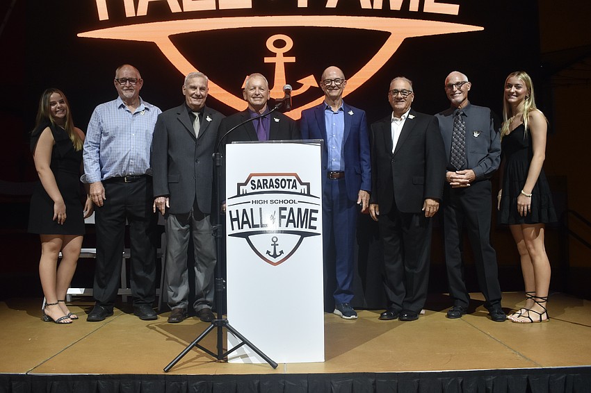 Harley Renner, Keith Ebersole, Brad Clark, Carmen Sloan, Phil Ebersole, Chip Bifano, AJ Schulz and Parker Mayforth, represented the 1973 State Champion Baseball Team.
