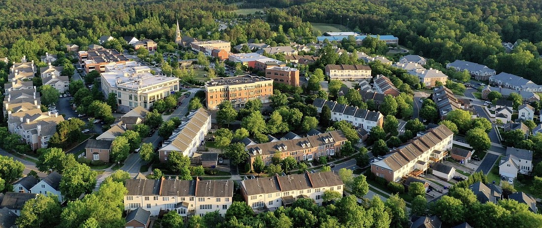 Aegis Gibson said the development it is planning in St. Johns County will be modeled after Southern Village in Chapel Hill, North Carolina, shown here.