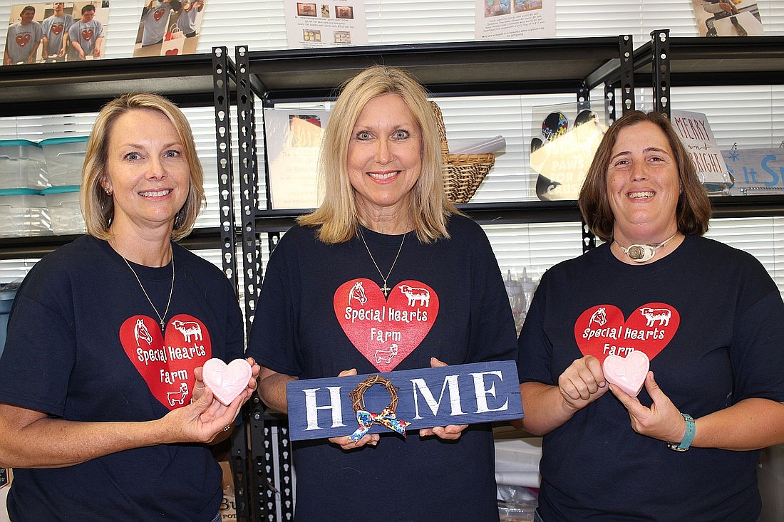 Kathy Meena, center, has been a teacher of students with autism and intellectual disabilities for 17 years with Orange County Public Schools.