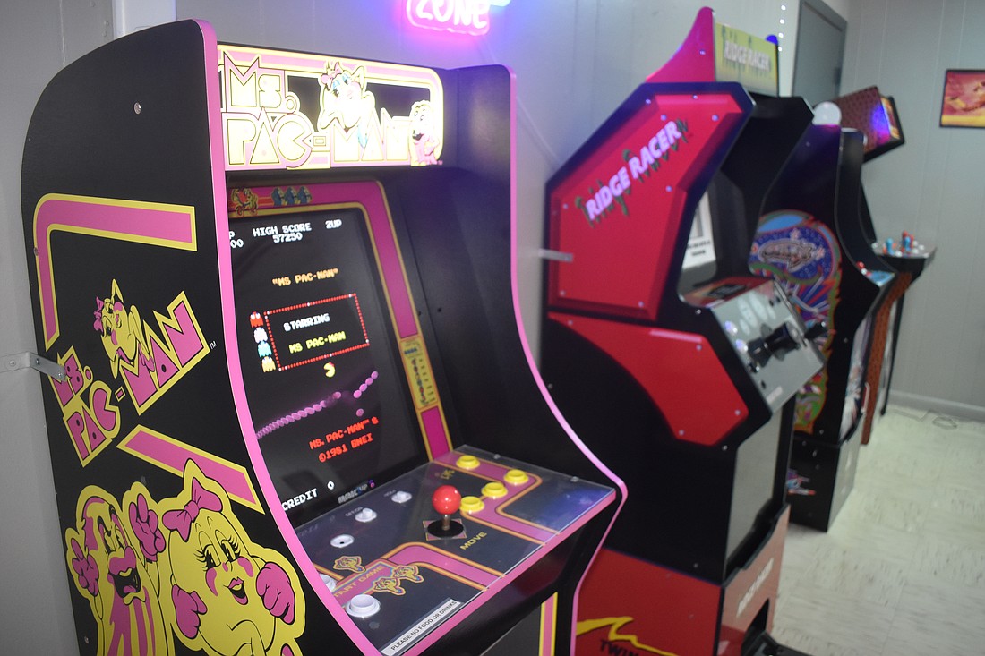 Visitors to The Ridge can play several arcade games.