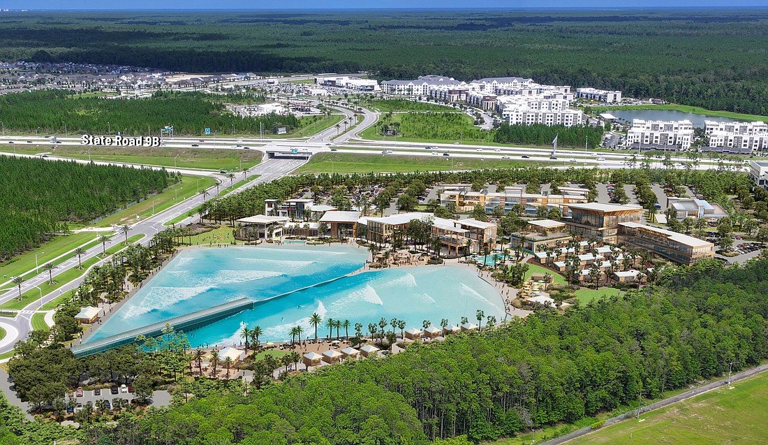 Development of Jacksonville Surf Park at eTown could cost as much as $100 million.