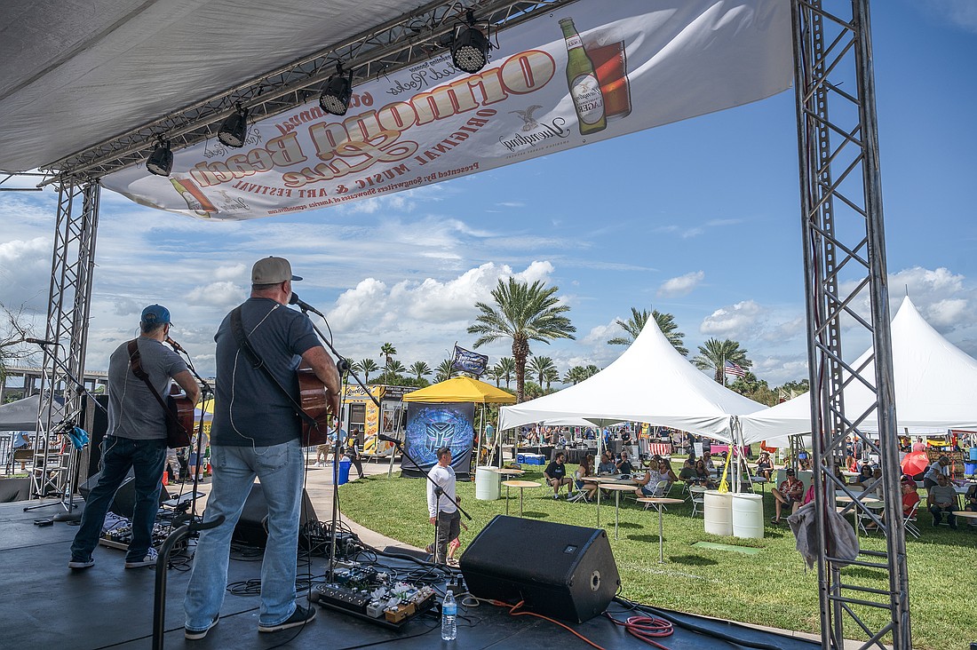 Over 100 acts perform on 13 stages at the sixth annual Ormond Beach Live music festival. Photo by Michele Meyers