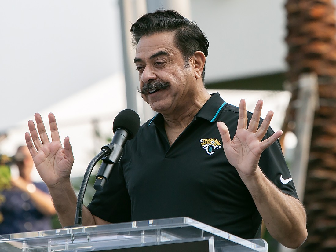 Jacksonville Jaguars owner Shad Khan.