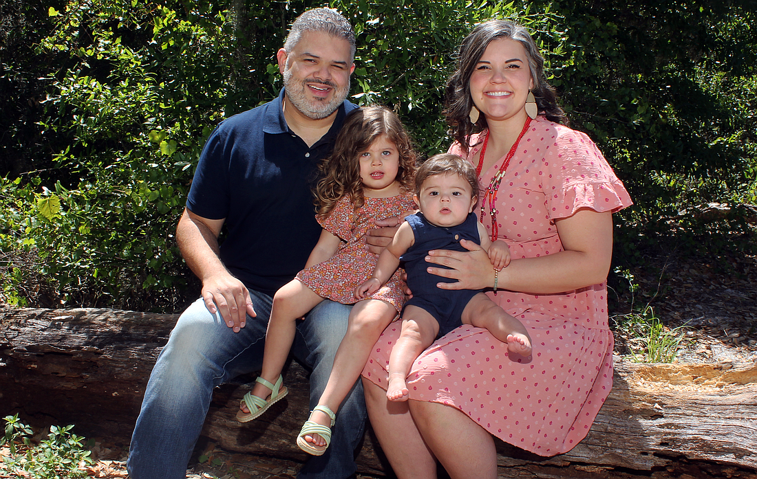 Kenny Ortiz, left, is launching Horizon City Church with the help of his wife, Malaina Ortiz. The couple lives at the Lake-Orange county line with their daughter and son, Lettie and Josiah.