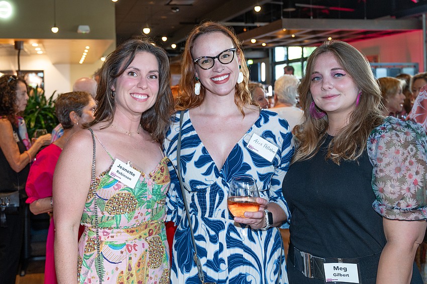 Jeanette Robinson, Alex Pelletier and Meg Gilbert