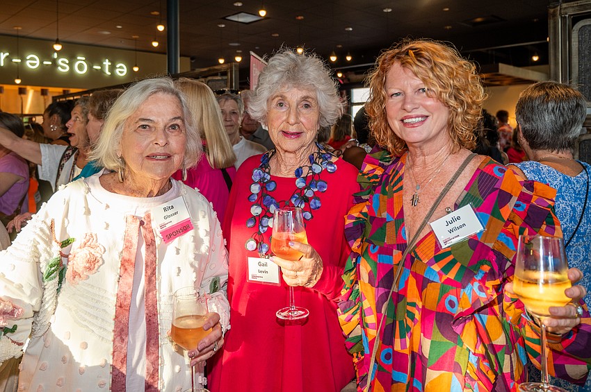 Rita Glosser, Gail Levin and Julie Wilson