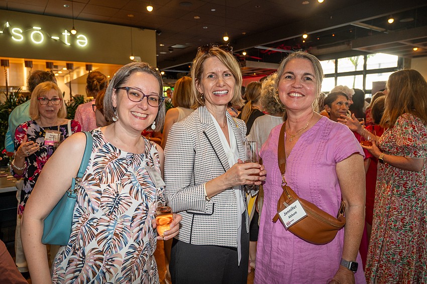 Beth Bostrom, Alisa Mitchell and Jennifer Abbott
