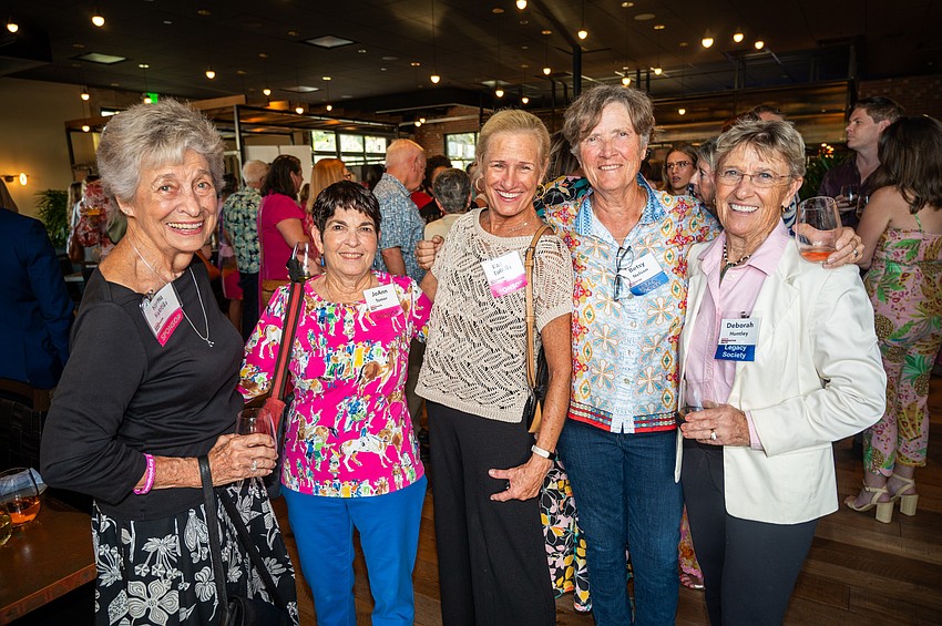 Norma Kwenski, JoAnn Tomer, Kay Kwenski, Betsy Nelson and Deborah Huntley