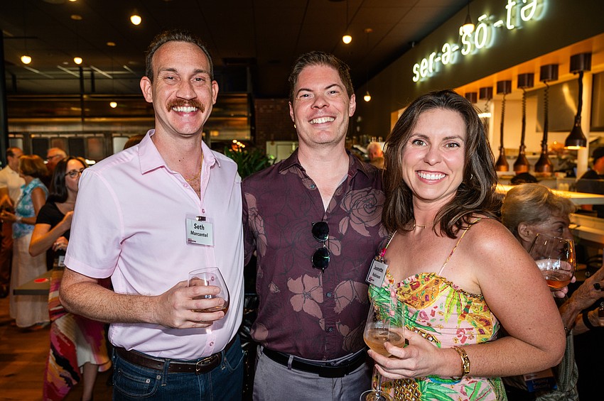 Seth Marcantel, Christopher Hird and Jeanette Robinson