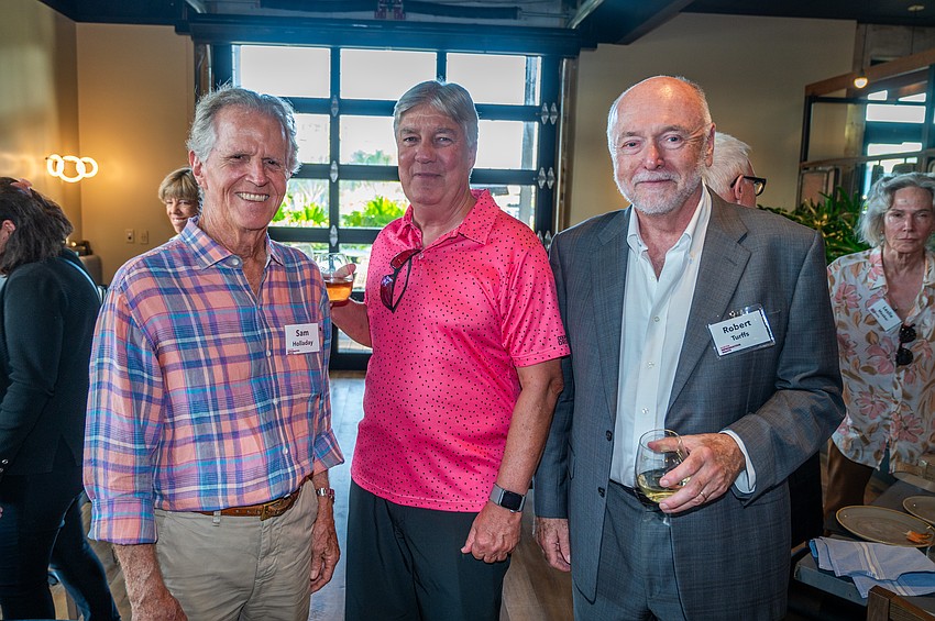Sam Holladay, Jim Burgess and Robert Turffs