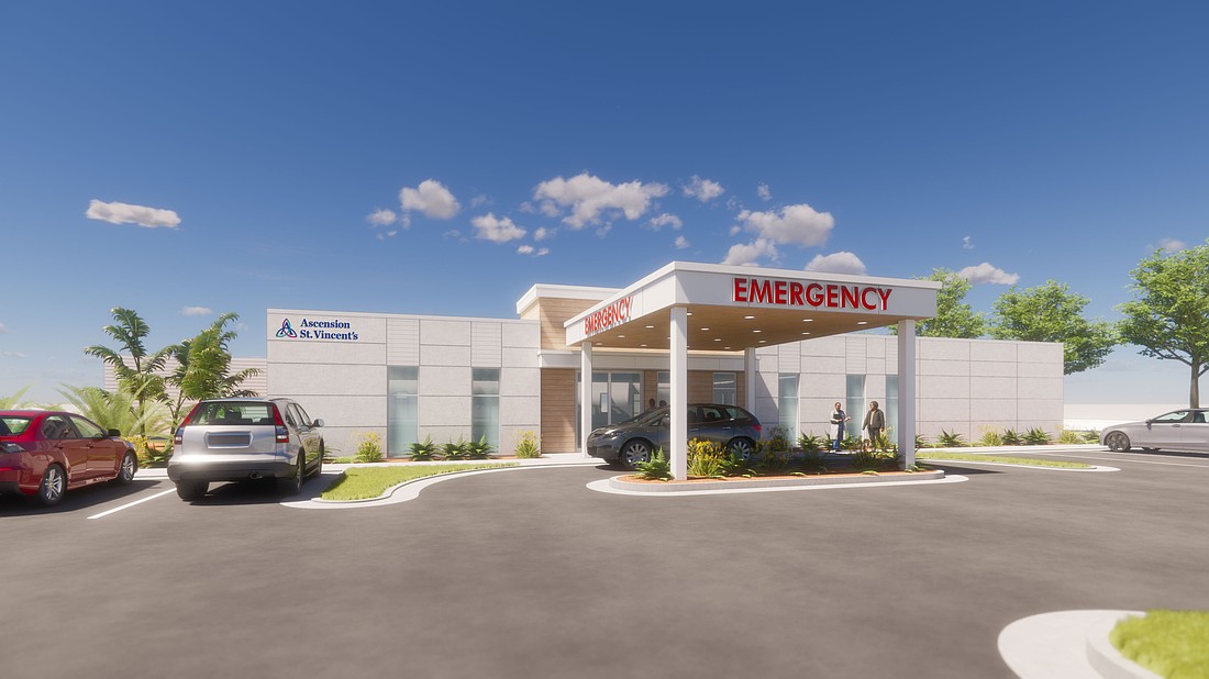 Ascension St. Vincent’s is building a stand-alone emergency room at 12705 Beach Blvd.