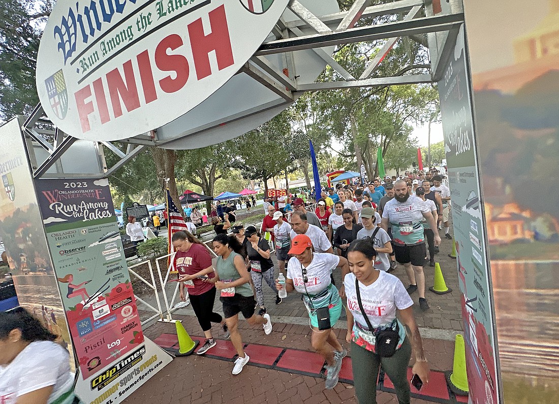 Participants enjoyed beautiful weather for this yearâ€™s Windermere Run Among the Lakes.