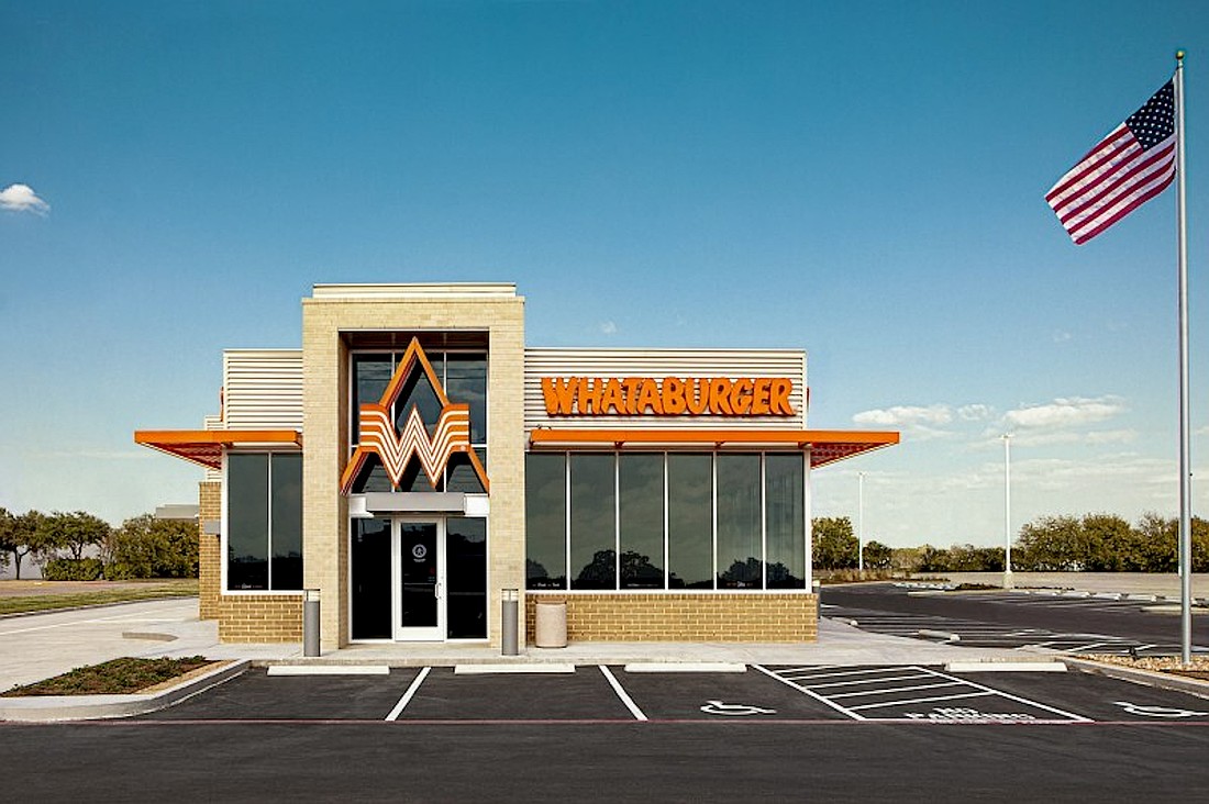 A rendering of the prototype Whataburger planned for South Tamiami Trail.