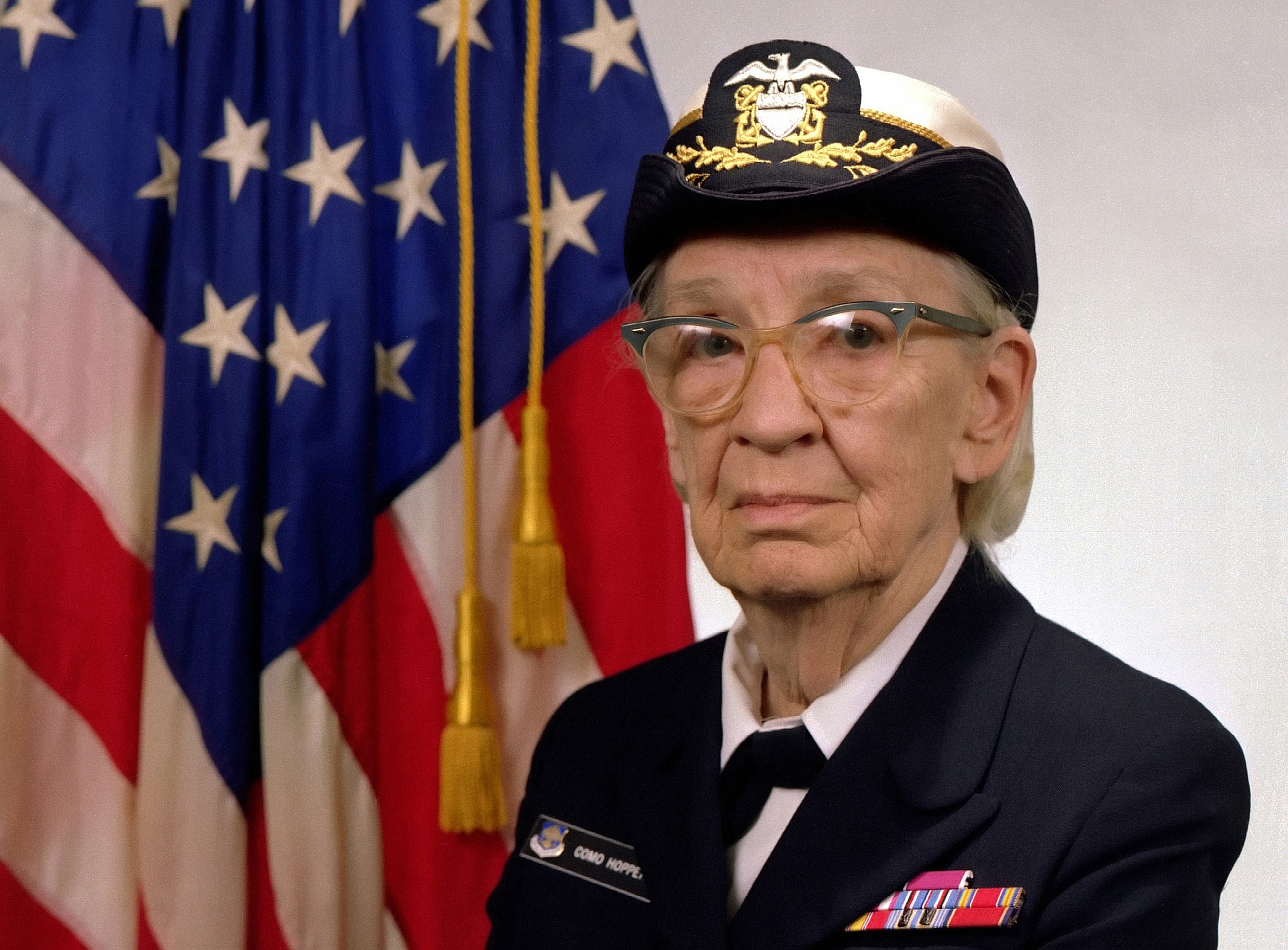 Commodore Grace M. Hopper, USN (covered).