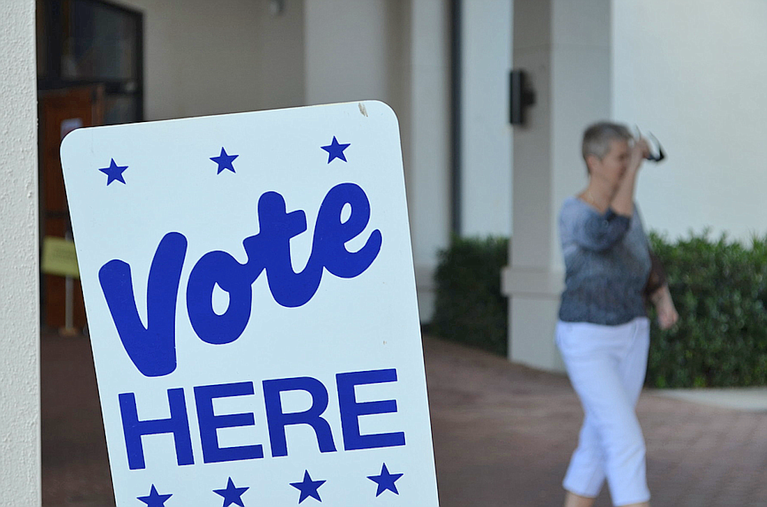 The Sarasota County Supervisor of Elections Office is inspecting several designated poliing places on barrier islands Friday to determine if they will be able to be operational by Election Day, officials said.