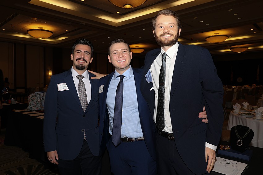 Dental students Ryan Jimenez, James Oberlin and Chris Fleck