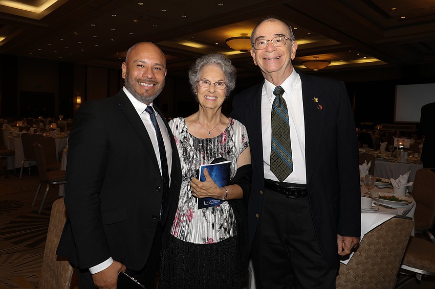 Charles Loachamin with Janet and Dr. Stan Levsky