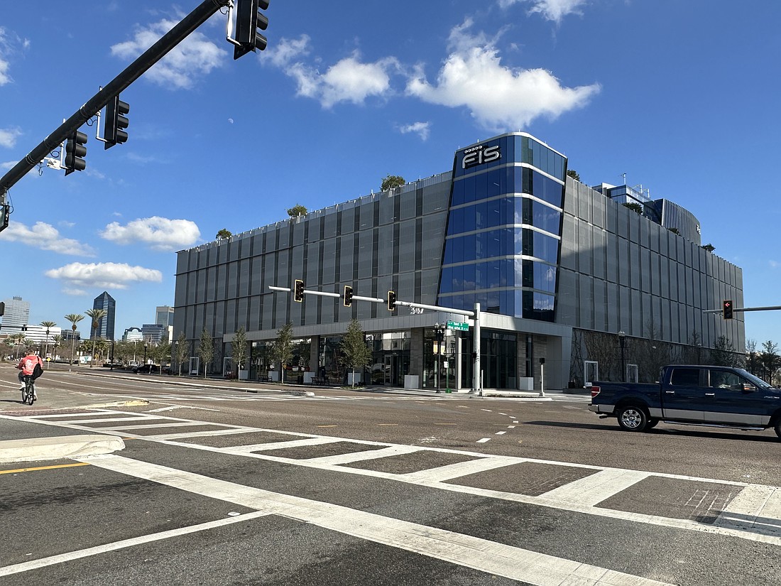 Pet Paradise was planned for this “urban activation space” in the Fidelity National Information Services Inc. headquarters in the Brooklyn area of Downtown.