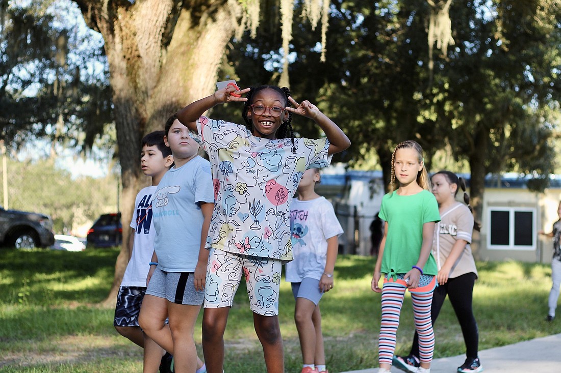 Rii'Elle Charlton was all smiles at the Westly’s Mile event.