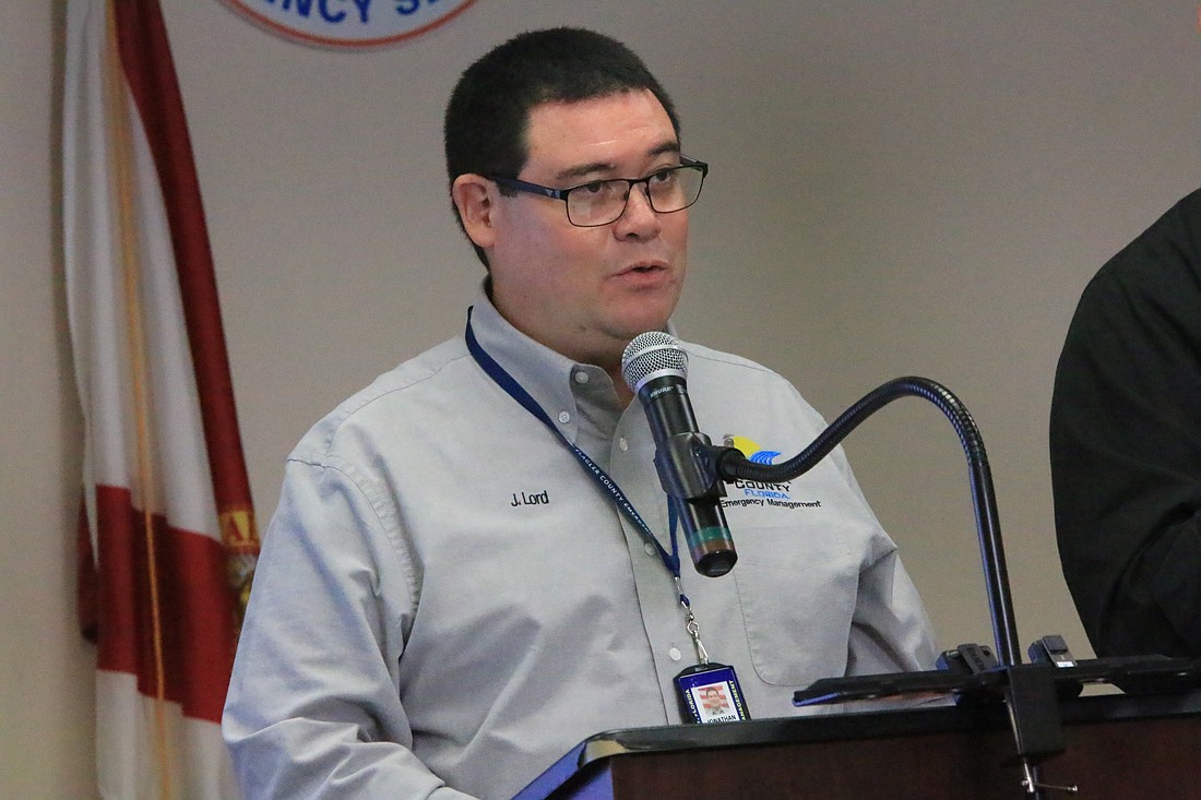 Flagler County Emergency Management Director Jonathan Lord. Photo by Sierra Williams