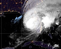 Hurricane Milton at 8:05 p.m. Oct. 9, 2024.