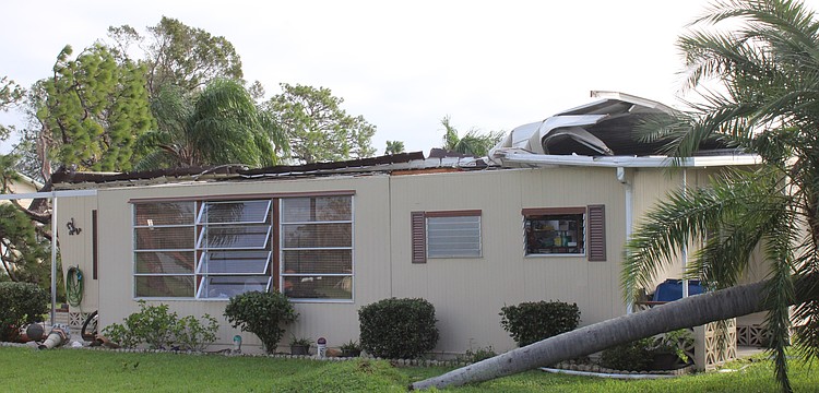 A Christian Retreat home will need a new roof after Hurricane Milton passed.