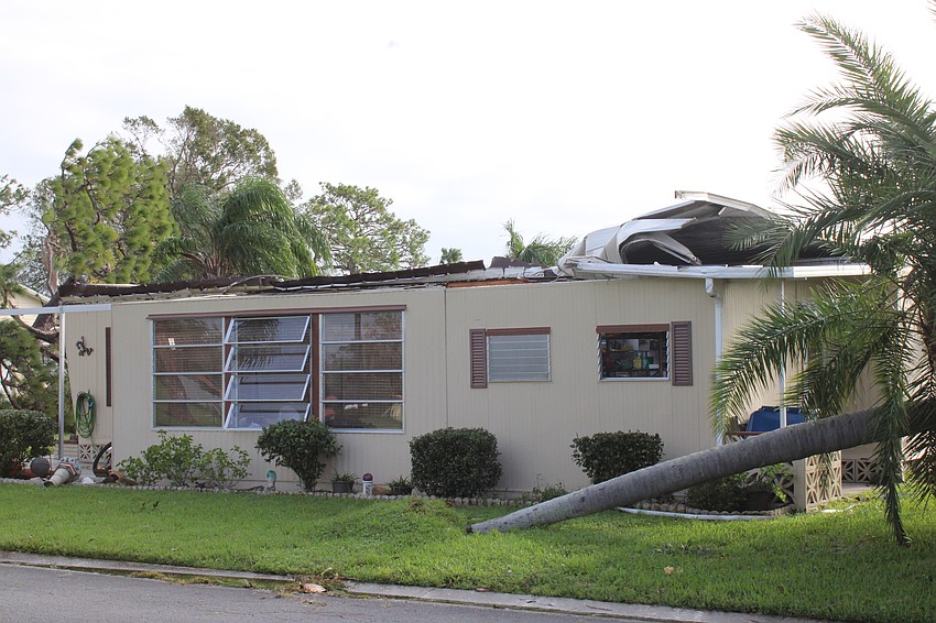 A Christian Retreat home will need a new roof after Hurricane Milton passed.