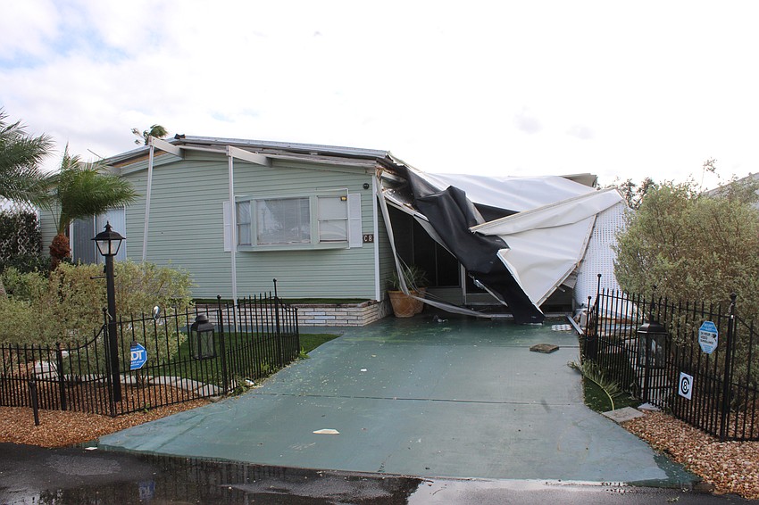 Manufactured homes in East County and their carports were no match for Hurricane Milton.