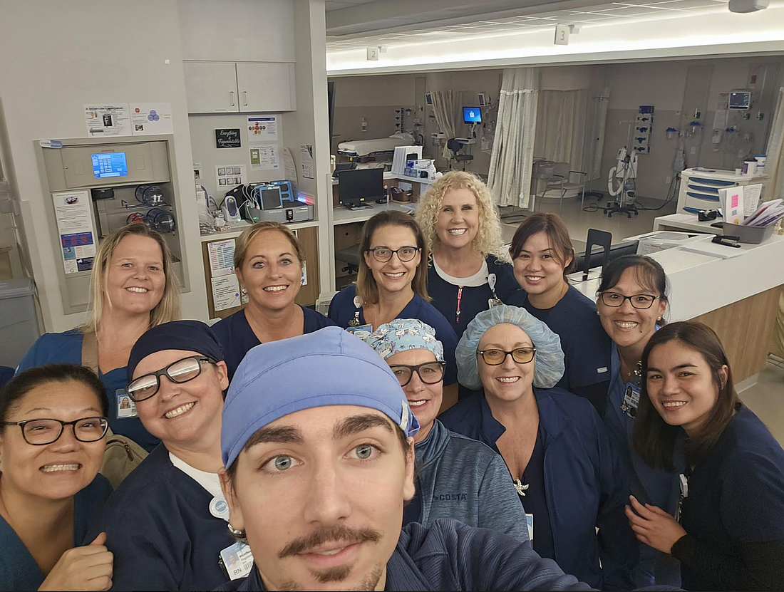 The surgery team at Sarasota Memorial Hospital worked through Hurricane Milton.