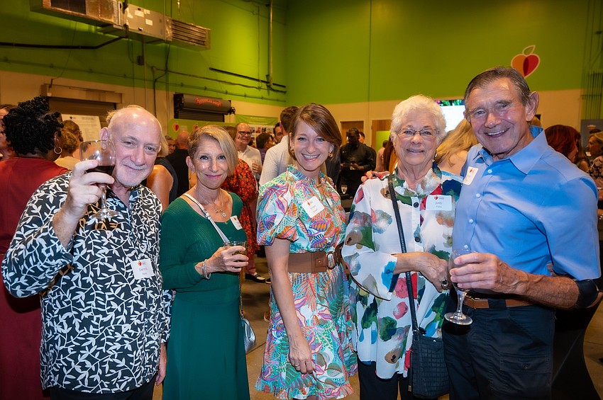 Dennis Rees, Felice Schulaner, Kirsten Russell,  Judy and Fred Fiala