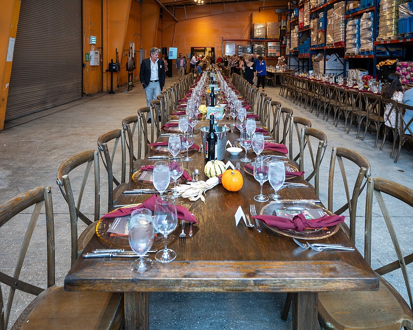 The event was catered by Michaels On East.