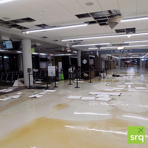 A full remediation of Concourse B is required Sarasota-Bradenton International Airport before the airport can be opened to the public.