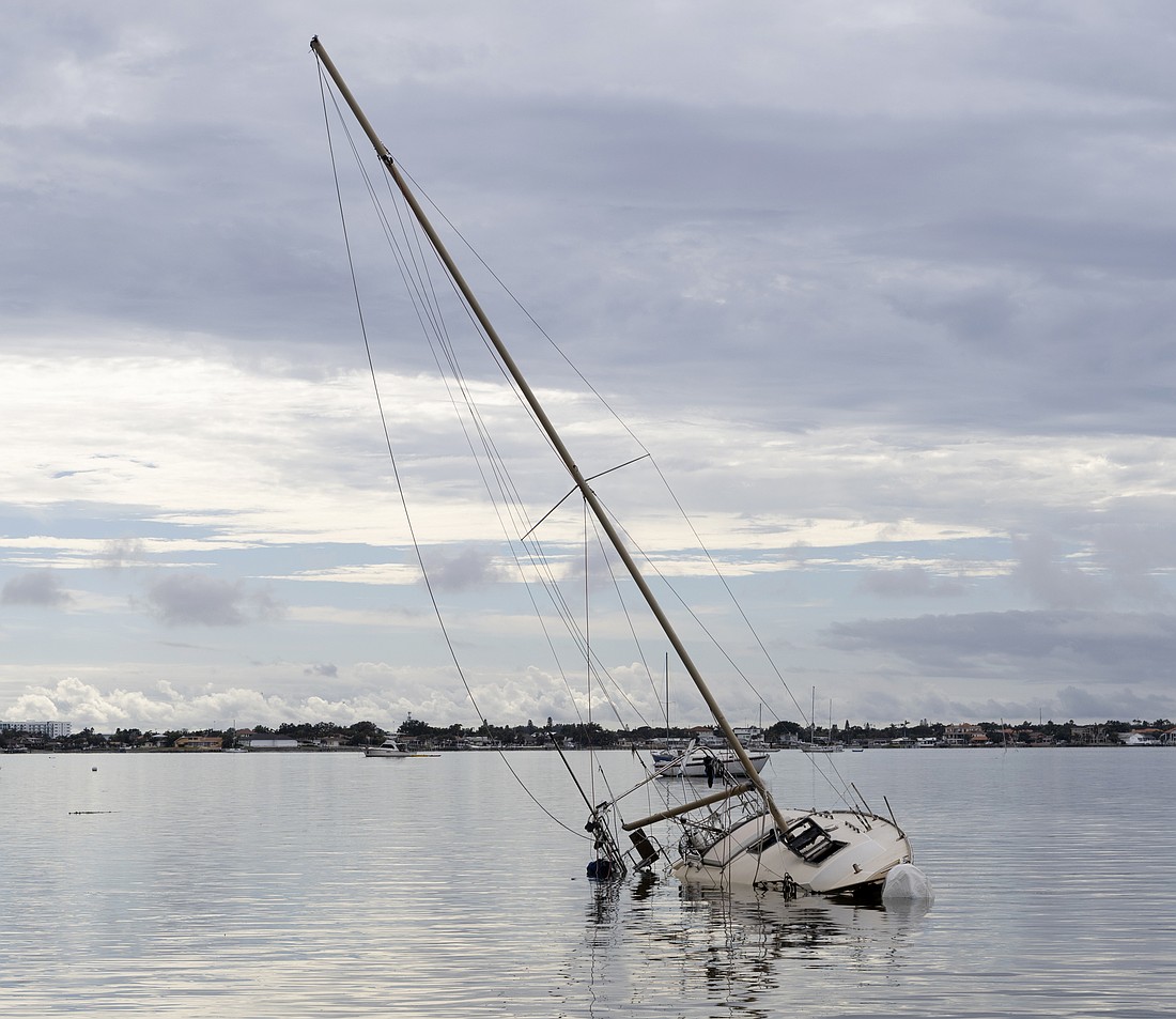 Hurricane Helene flooded much of Florida's west coast barrier islands.