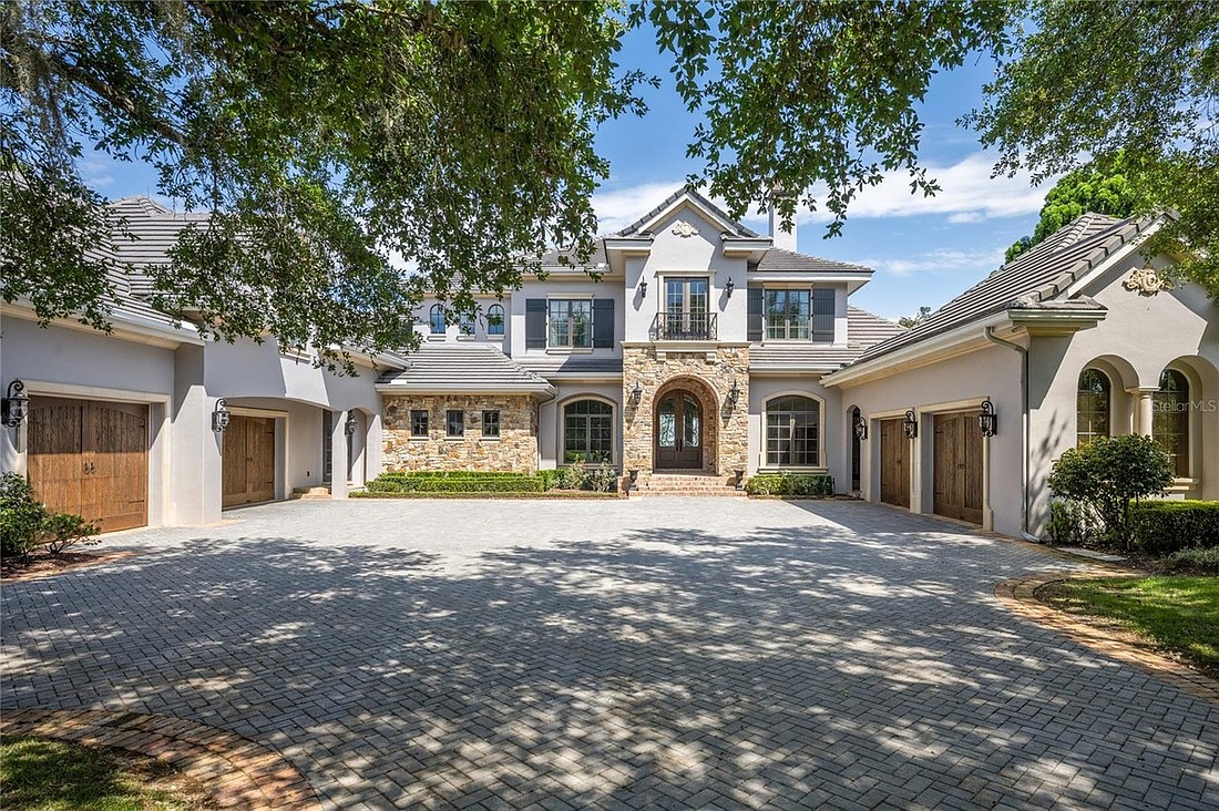 The home at 6131 Grosvenor Shore Drive, Windermere, sold Oct. 8, for $6,500,000.  This home is positioned along the shores of Lake Tibet with about 135 feet of lake frontage and one of a kind unobstructed lake views. The sellers were represented by Chris Christensen, Compass Florida LLC.