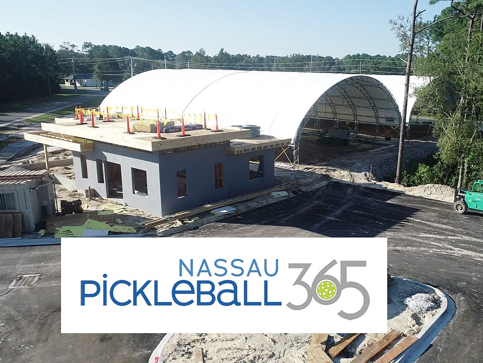 Nassau Pickleball 365 is planned at 86365 Koen Lane, off U.S. 17 about 3 miles east of the Wildlight master-planned community. The venue is posting videos of its progress on YouTube.