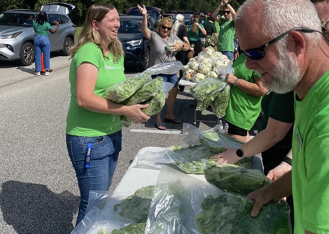 A Hurricane Relief Food Drop was organized by Second Harvest Food Bank and Daytona Dream Center for Oct. 19. Photo courtesy of Daytona Dream Center Facebook page