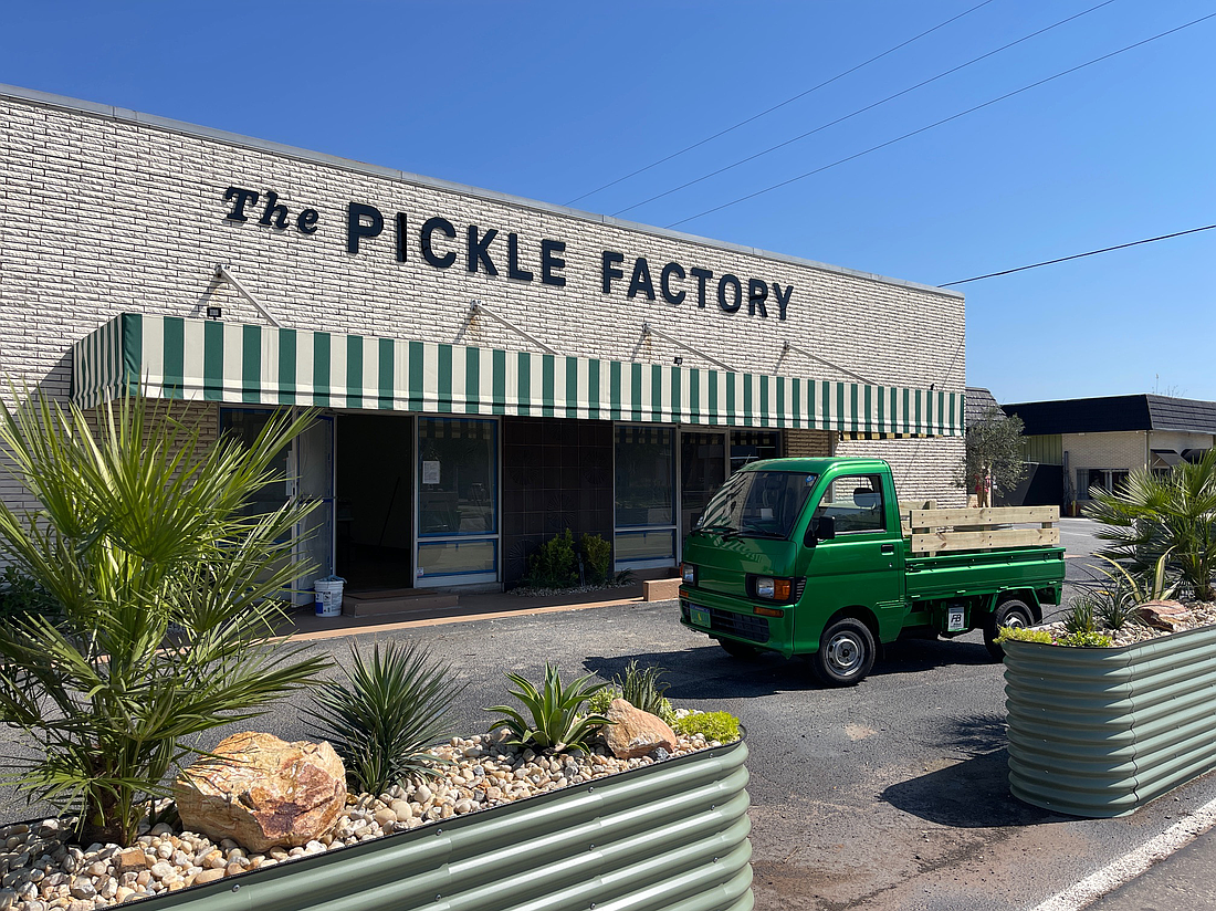 The Pickle Factory is planned at Olive My Pickle's company’s warehouse at 5913 St. Augustine Road in the Lakewood neighborhood of South Jacksonville.