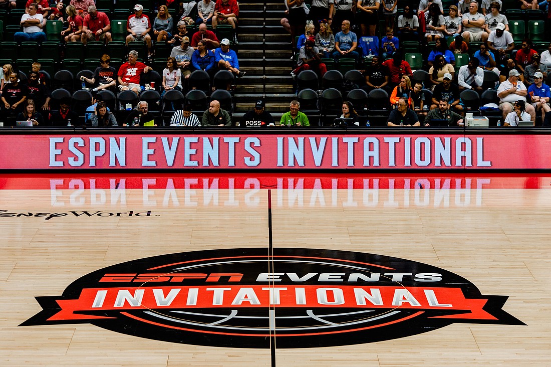 Center court at the State Farm Field House. Photo courtesy of ESPN Wide World of Sports.