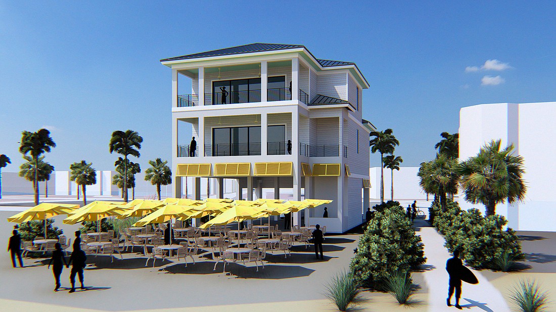 The Beach Bar on Fort Myers Beach is being rebuilt two years after it was destroyed by Hurricane Ian.