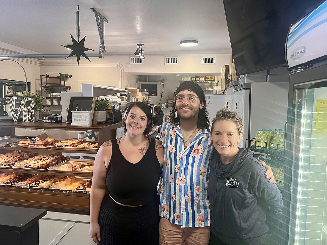 Hale Life Bakery leadership from left to right: Jackie, head pastry chef, Taylor Miller, co-founder, Laura McCutcheon, co-founder