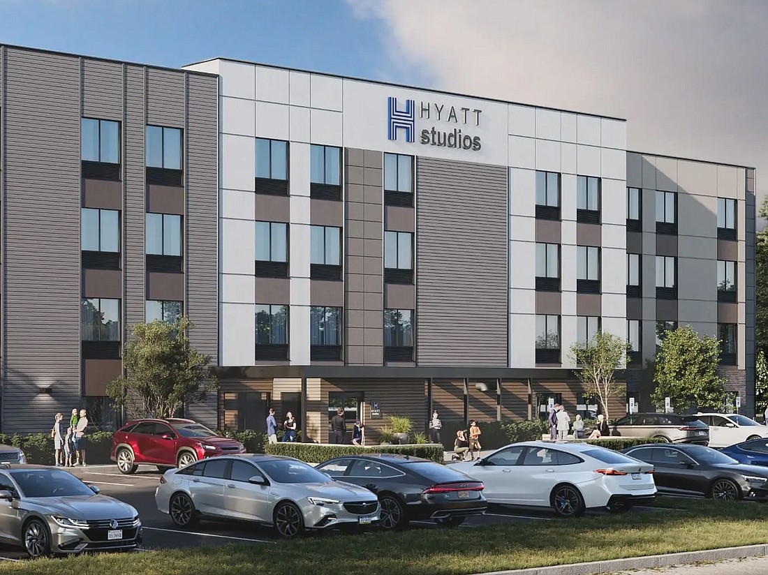 Hyatt Studios is a new brand designed “to provide comfort during extended trips away from home.”