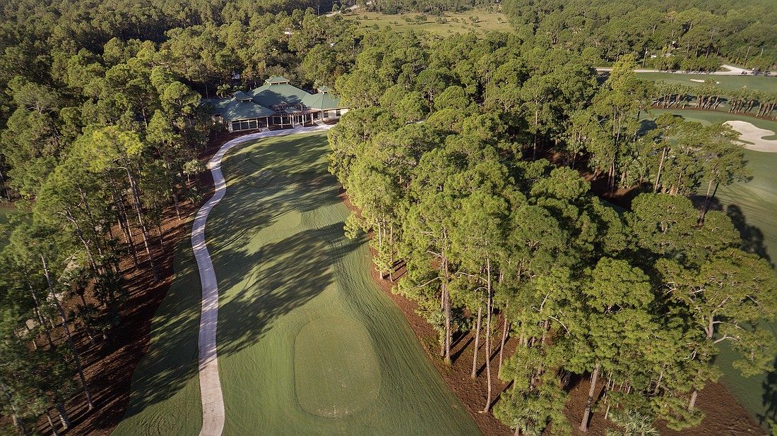 The Golf Club of the Everglades features a 7,352-yard, par 72 open links-style course with a members-only clubhouse.