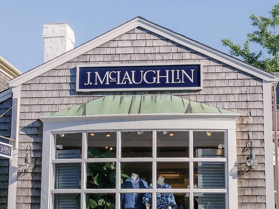 Clothing brand J.McLaughlin has more than 150 locations among 37 states and in Washington, D.C. This one is in Nantucket, Massachusetts.