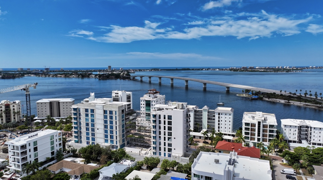 Peninsula Sarasota consists of two condominium buildings that are interconnected on Golden Gate Point.